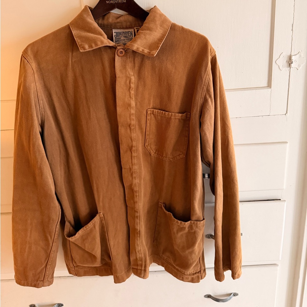 Jungmaven Men's Rust Brown Utility Jacket